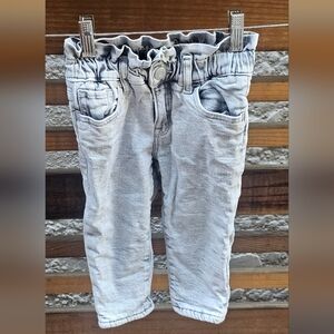 Baby GAP Light Gray Fleece Lined Jeans